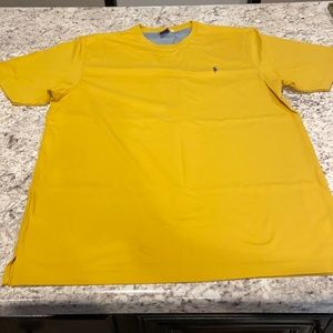 Mustard Color w/Navy Blue Horse Polo